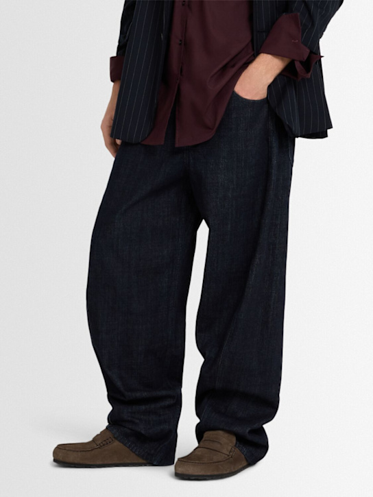 BIRKENSTOCK: Naples Wrapped suede loafers - men_1 | Luisa Via Roma