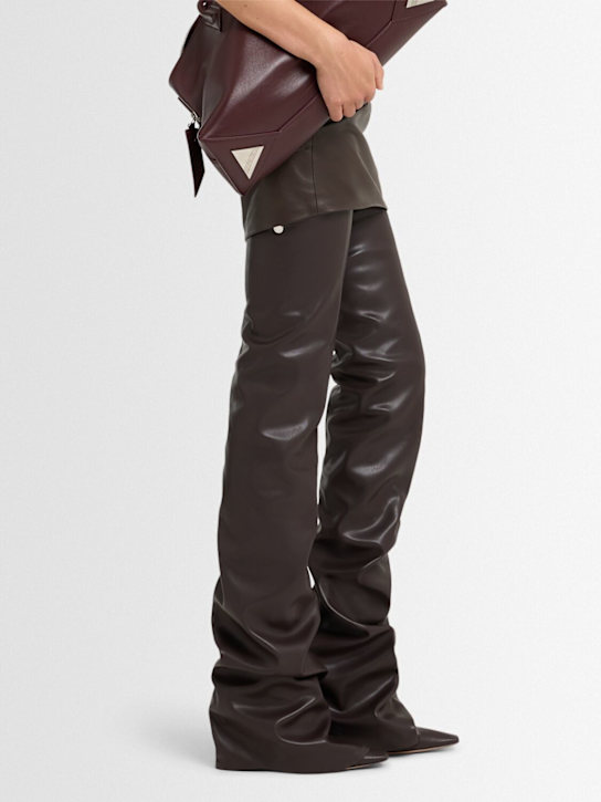 The Attico: 95mm Robin OTK thigh high boots - Brown - women_1 | Luisa Via Roma