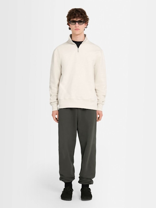 The Core: Cotton sweatpants - Military Green - men_1 | Luisa Via Roma