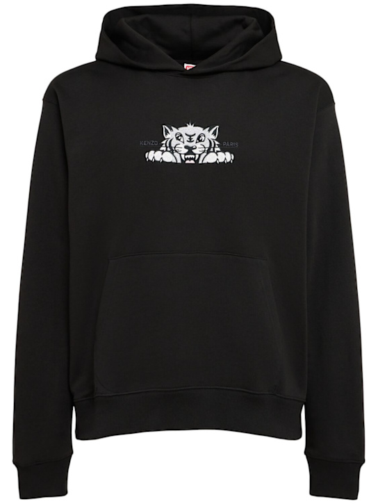Kenzo Paris: Kenzo happy tiger classic hoodie - men_0 | Luisa Via Roma