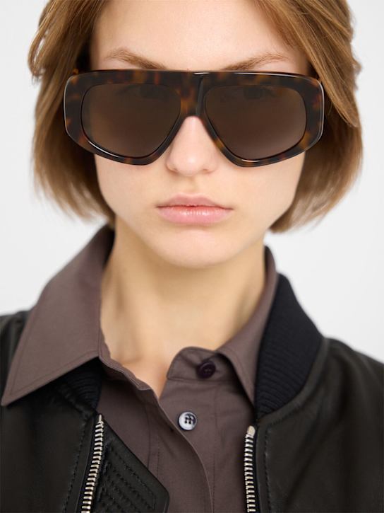 The Attico: Milano mask sunglasses - Milano T-shell - women_1 | Luisa Via Roma