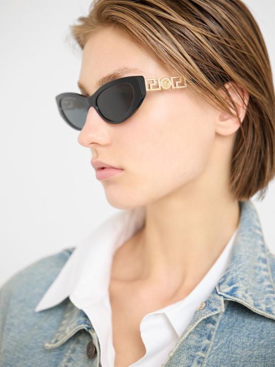 Versace: Cat-eye acetate sunglasses - women_1 | Luisa Via Roma