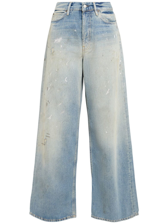 Acne Studios: Trafalgar loose mid waist jeans - women_0 | Luisa Via Roma
