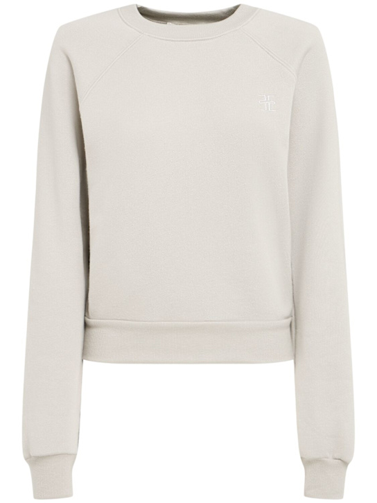 Shrunken raglan sweatshirt