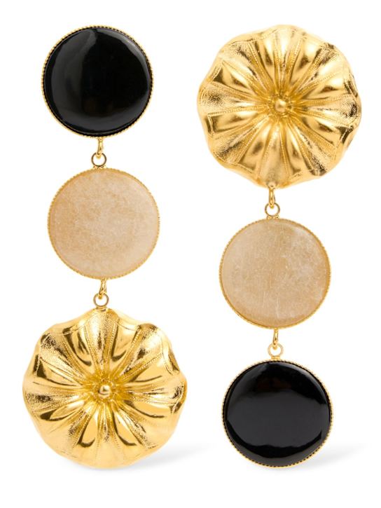 Destree: Sonia Daisy double stone earrings - women_0 | Luisa Via Roma