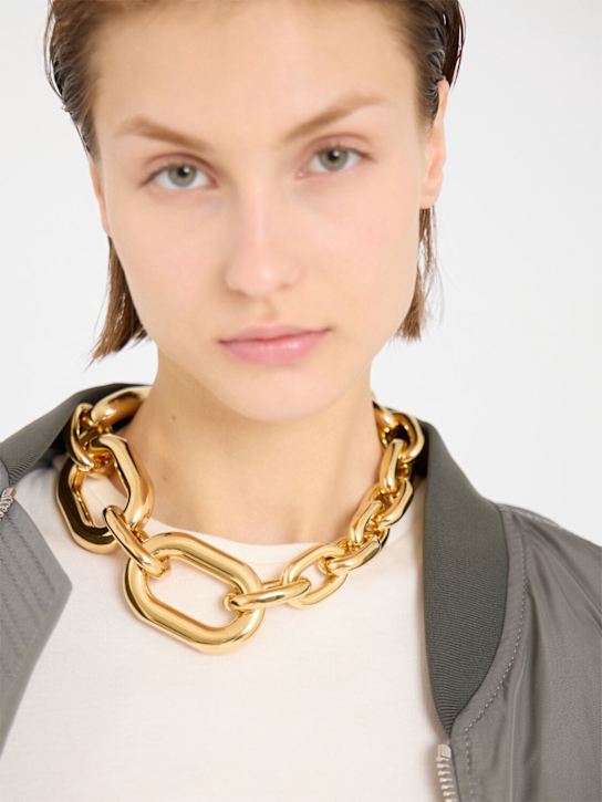 Rabanne: XL link collar necklace - women_1 | Luisa Via Roma