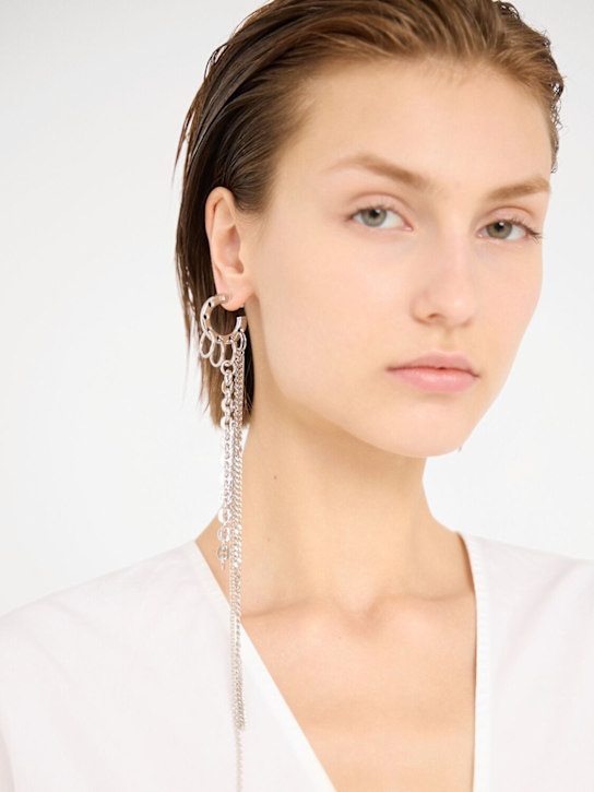 Pucci: Orecchino singolo Punk in ottone - women_1 | Luisa Via Roma