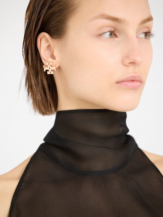 Tory Burch: Eleanor stud earrings - women_1 | Luisa Via Roma