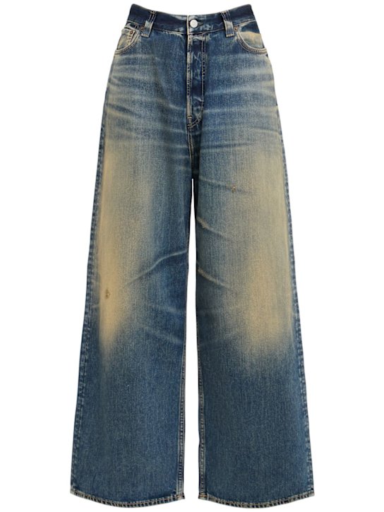 Acne Studios: 2023 Rocka low waist wide jeans - Blue - women_0 | Luisa Via Roma