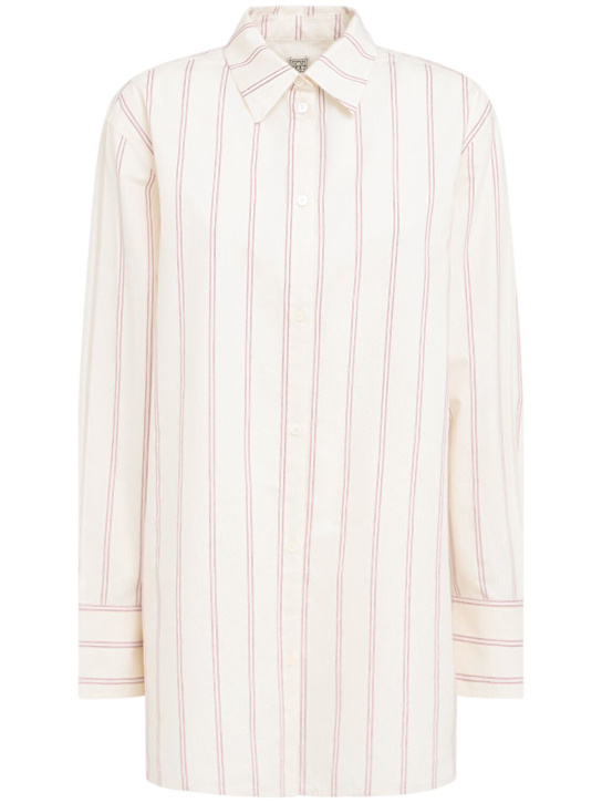 Relaxed striped shirt - Thumbnail 1