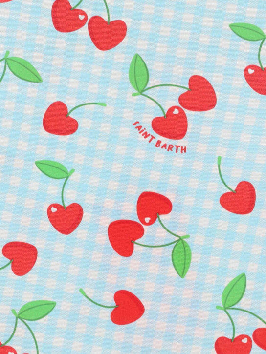 Mc2 Saint Barth: チェリープリント ワンピース水着 - kids-girls_1 | Luisa Via Roma