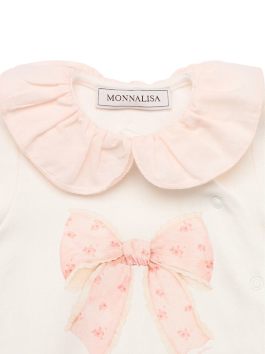 Monnalisa: Tutina e cappello in jersey di cotone - kids-girls_1 | Luisa Via Roma