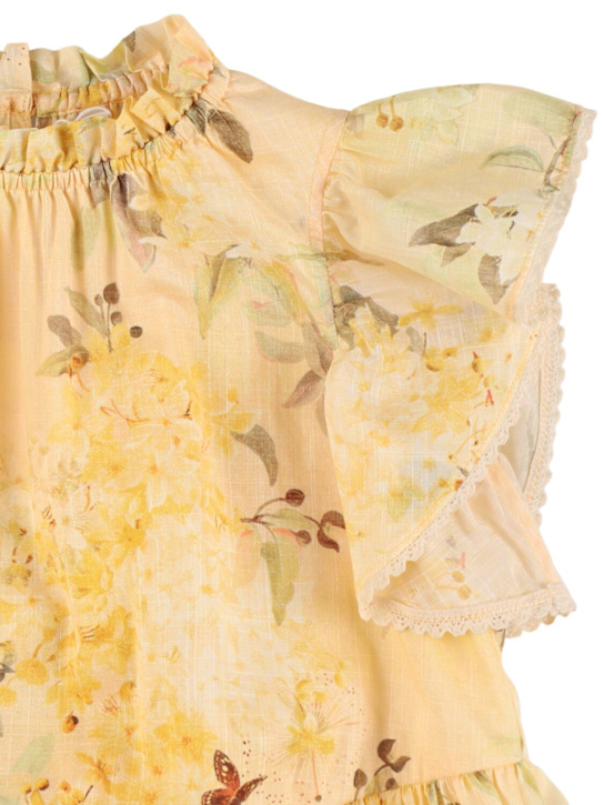 Zimmermann: Vestido de muselina de algodón estampado - kids-girls_1 | Luisa Via Roma