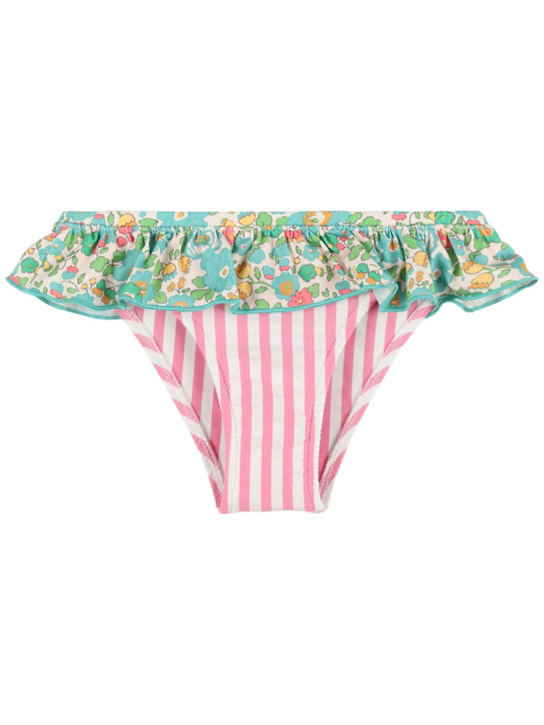 Mc2 Saint Barth: リバティプリント ビキニボトム - kids-girls_0 | Luisa Via Roma