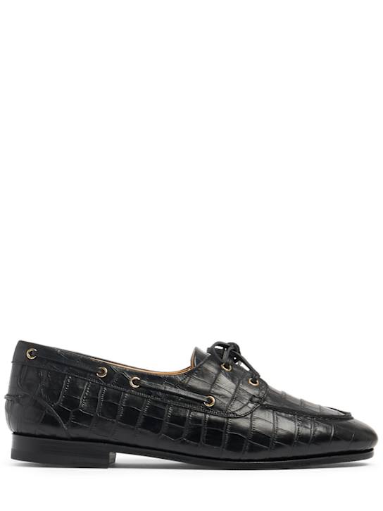 Bally: 10mm hohe Lederloafer „Pathy“, LVR Exlusive - Schwarz - men_0 | Luisa Via Roma