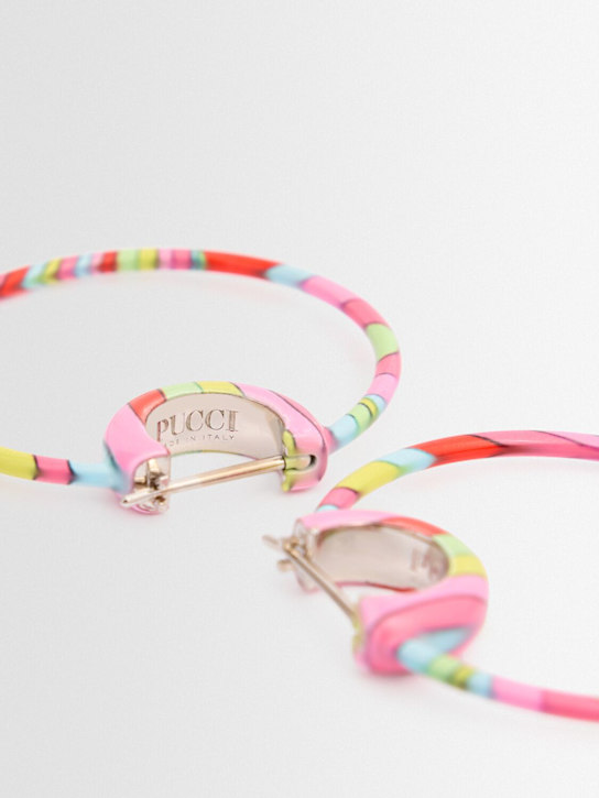 Small printed hoops - Pucci - Women  | Luisaviaroma