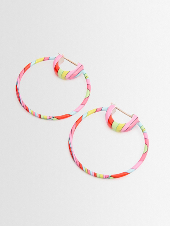 Small printed hoops - Pucci - Women  | Luisaviaroma
