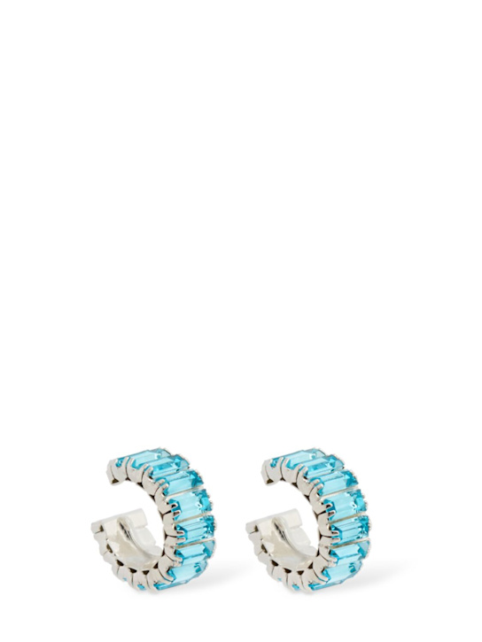 Magda Butrym: Set of 2 crystal baguette ear cuffs - women_0 | Luisa Via Roma