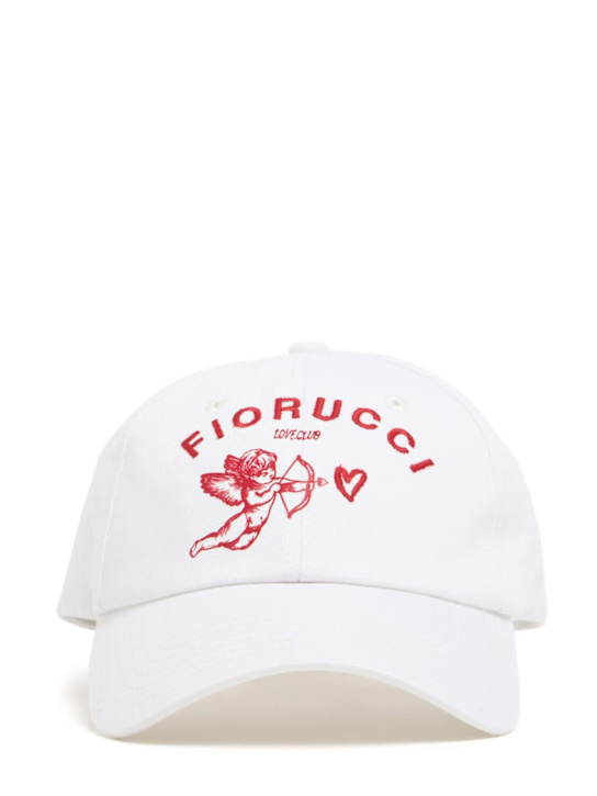 Fiorucci: White Cupid Love Club baseball cap - White - women_0 | Luisa Via Roma