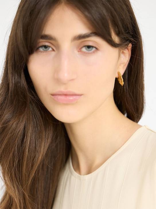 Paola Sighinolfi: Small Icon hoop earrings - women_1 | Luisa Via Roma