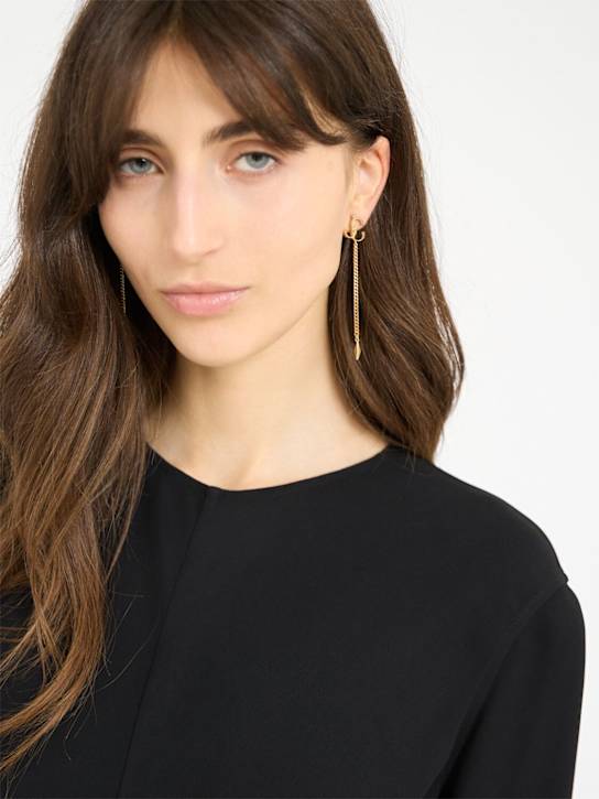 Jimmy Choo: JC drop earrings - women_1 | Luisa Via Roma