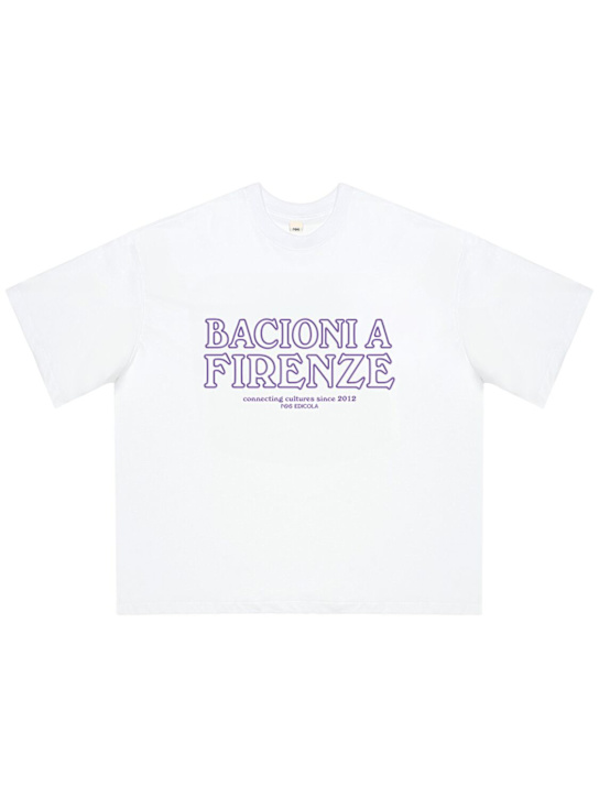 Nss Edicola: Bacioni a Firenze boxy t-shirt - men_0 | Luisa Via Roma