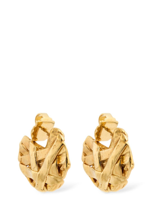 Paola Sighinolfi: Small Icon hoop earrings - women_0 | Luisa Via Roma