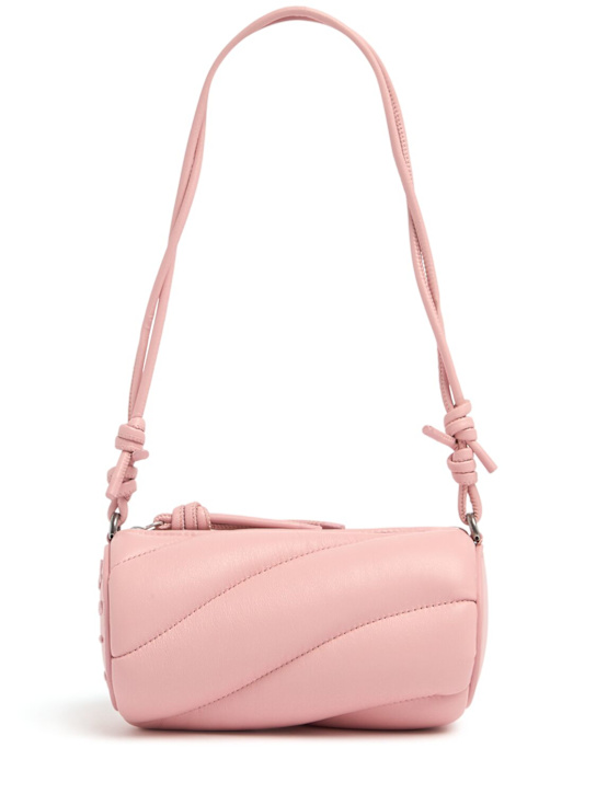 Fiorucci: Mella mini leather bag - Baby Pink - women_0 | Luisa Via Roma