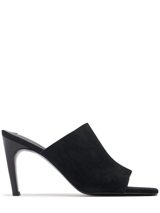 Toteme: 85mm Leather mules - Black - women_0 | Luisa Via Roma