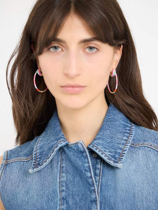 Small printed hoops - Pucci - Women  | Luisaviaroma