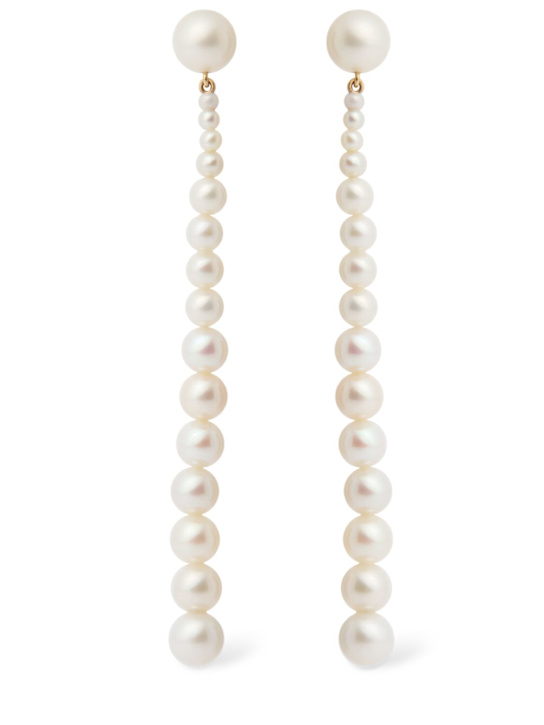 Sophie Bille Brahe: Piazza 14ktゴールド＆パールピアス - women_0 | Luisa Via Roma