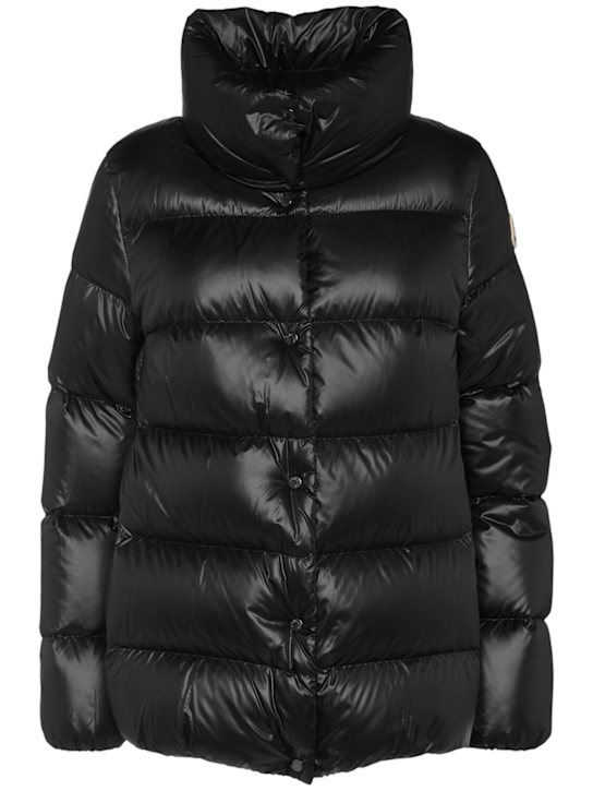 Moncler: Cochevis nylon down jacket - women_0 | Luisa Via Roma