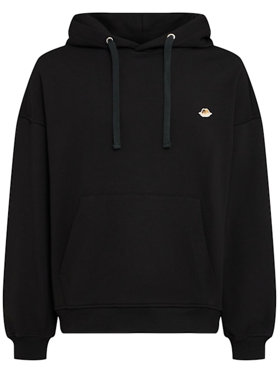 Fiorucci: Angel patch relaxed fit cotton hoodie - men_0 | Luisa Via Roma