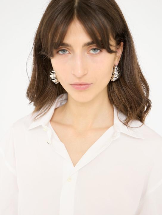 Paola Sighinolfi: Blass stud earrings - women_1 | Luisa Via Roma