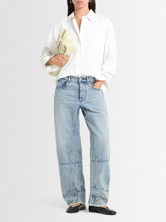 Jil Sander: Denim baggy jeans - women_1 | Luisa Via Roma