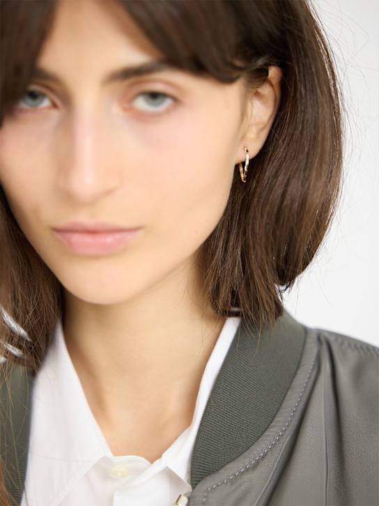 Lil Milan: Glimmer 18kt gold mono earring - women_1 | Luisa Via Roma