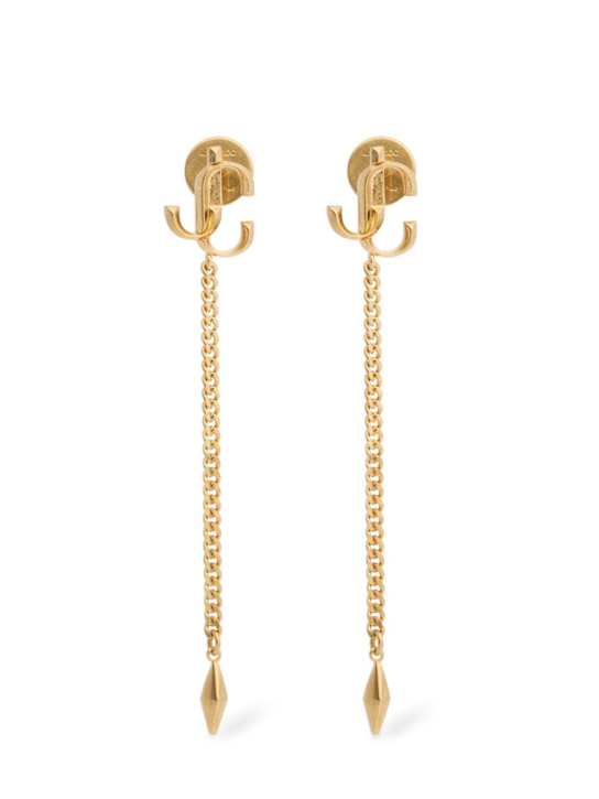 Jimmy Choo: JC drop earrings - women_0 | Luisa Via Roma