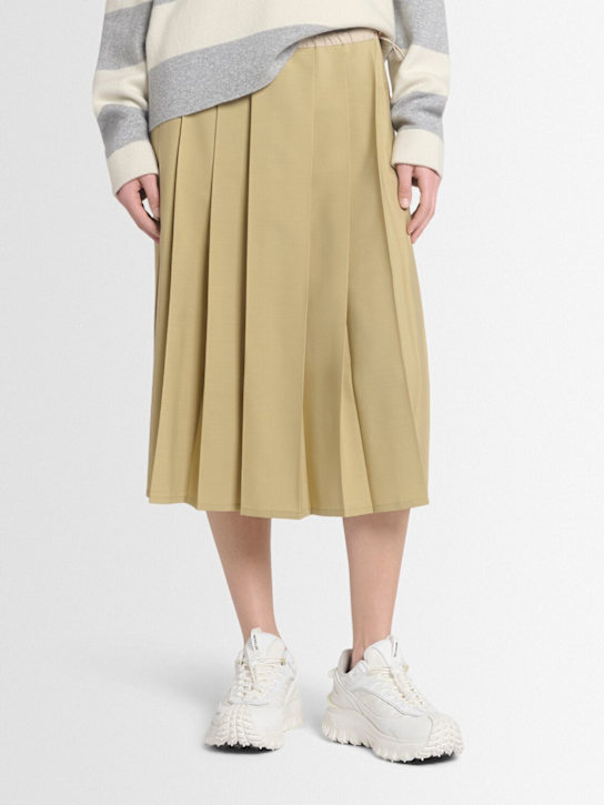 Moncler: Trailgrip GTX leather & mesh sneakers - women_1 | Luisa Via Roma