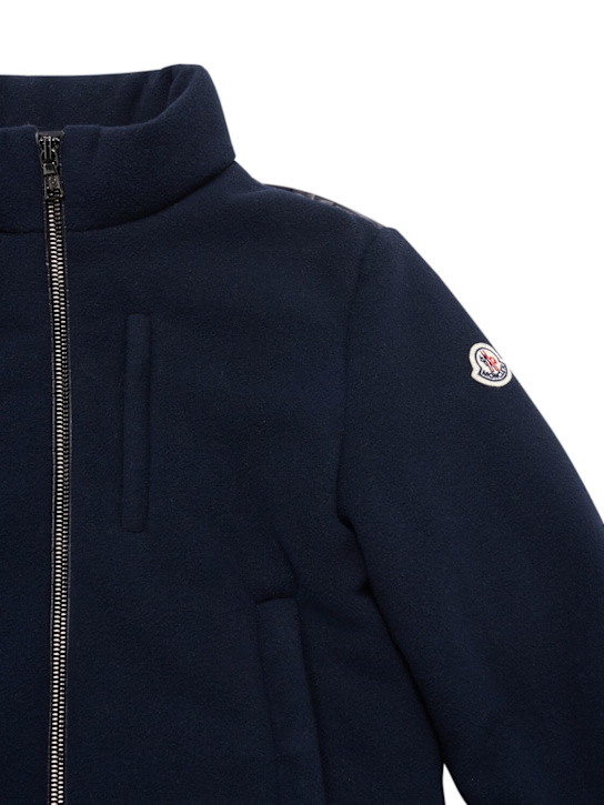 Moncler: Bacui tech down jacket - kids-boys_1 | Luisa Via Roma