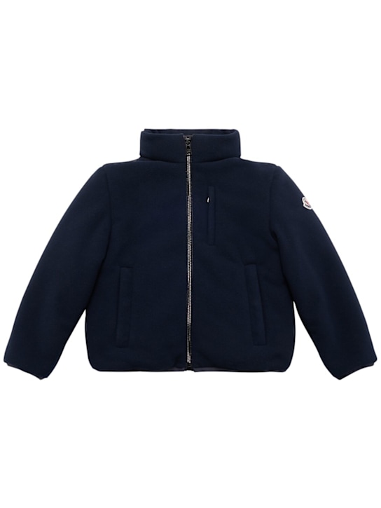 Moncler: Bacui tech down jacket - kids-boys_0 | Luisa Via Roma