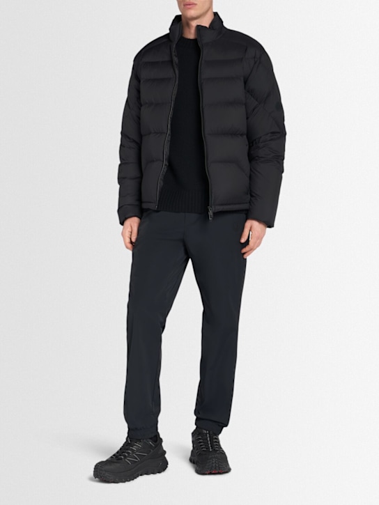 Moncler: Bardane nylon down jacket - Black - men_1 | Luisa Via Roma