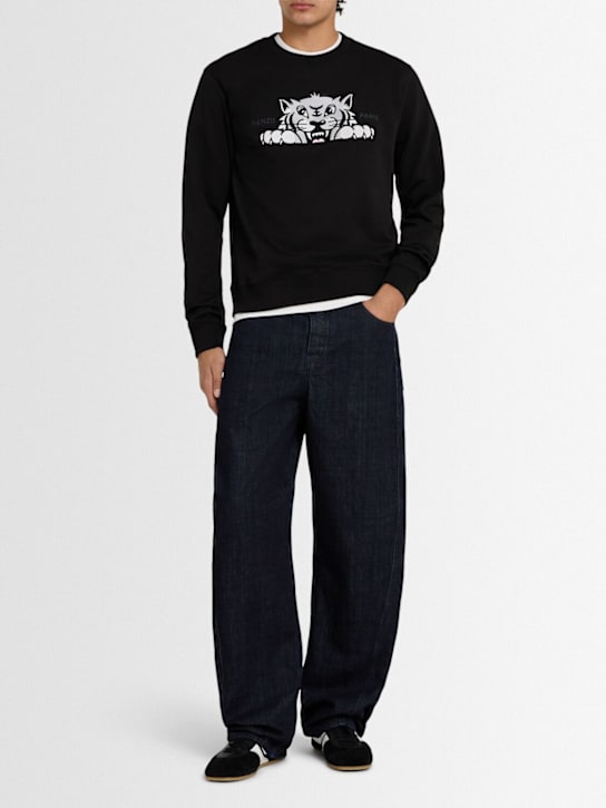 Kenzo Paris: Kenzo happy tiger slim sweatshirt - men_1 | Luisa Via Roma