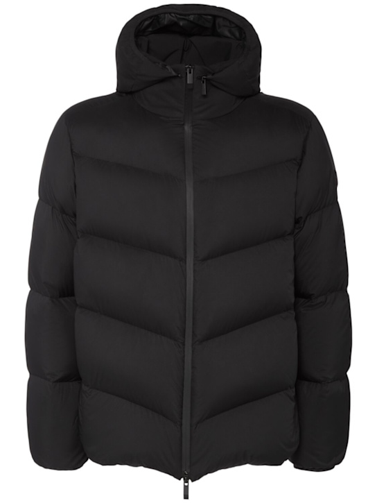 Moncler: Forez nylon down jacket - Black - men_0 | Luisa Via Roma