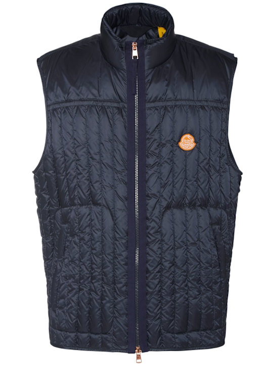 Moncler Genius: Moncler x Gilga Farm Tangerine down vest - Navy - men_0 | Luisa Via Roma