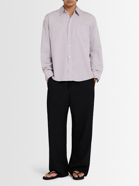 Our Legacy: Beyond BD cotton shirt - Purple - men_1 | Luisa Via Roma
