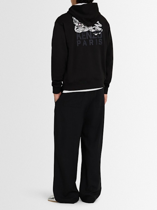 Kenzo Paris: Kenzo happy tiger classic hoodie - men_1 | Luisa Via Roma