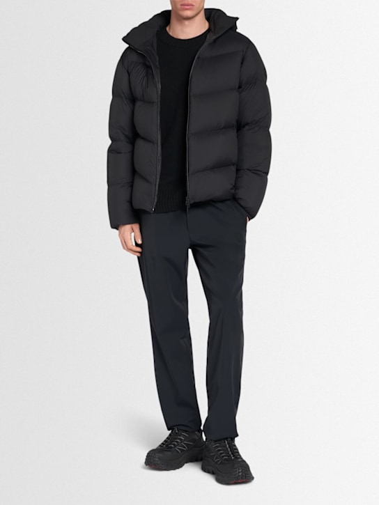 Moncler: Forez nylon down jacket - Black - men_1 | Luisa Via Roma