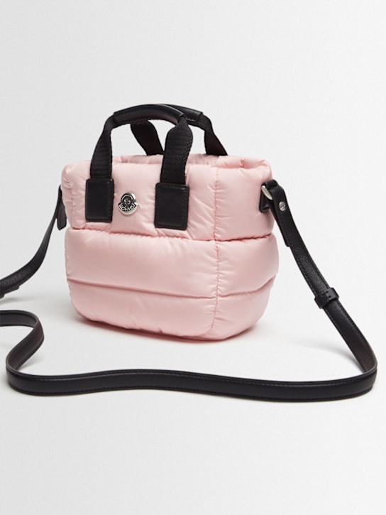 Moncler: Micro Caradoc quilted nylon bag - Gamma Bright Bl - women_1 | Luisa Via Roma