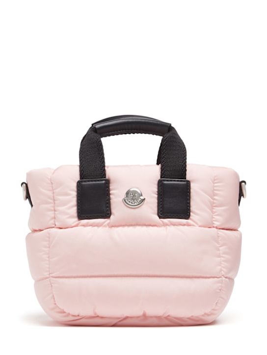 Moncler: Micro Caradoc quilted nylon bag - Gamma Bright Bl - women_0 | Luisa Via Roma