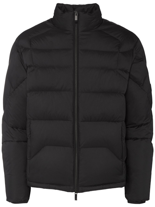 Moncler: Bardane nylon down jacket - Black - men_0 | Luisa Via Roma